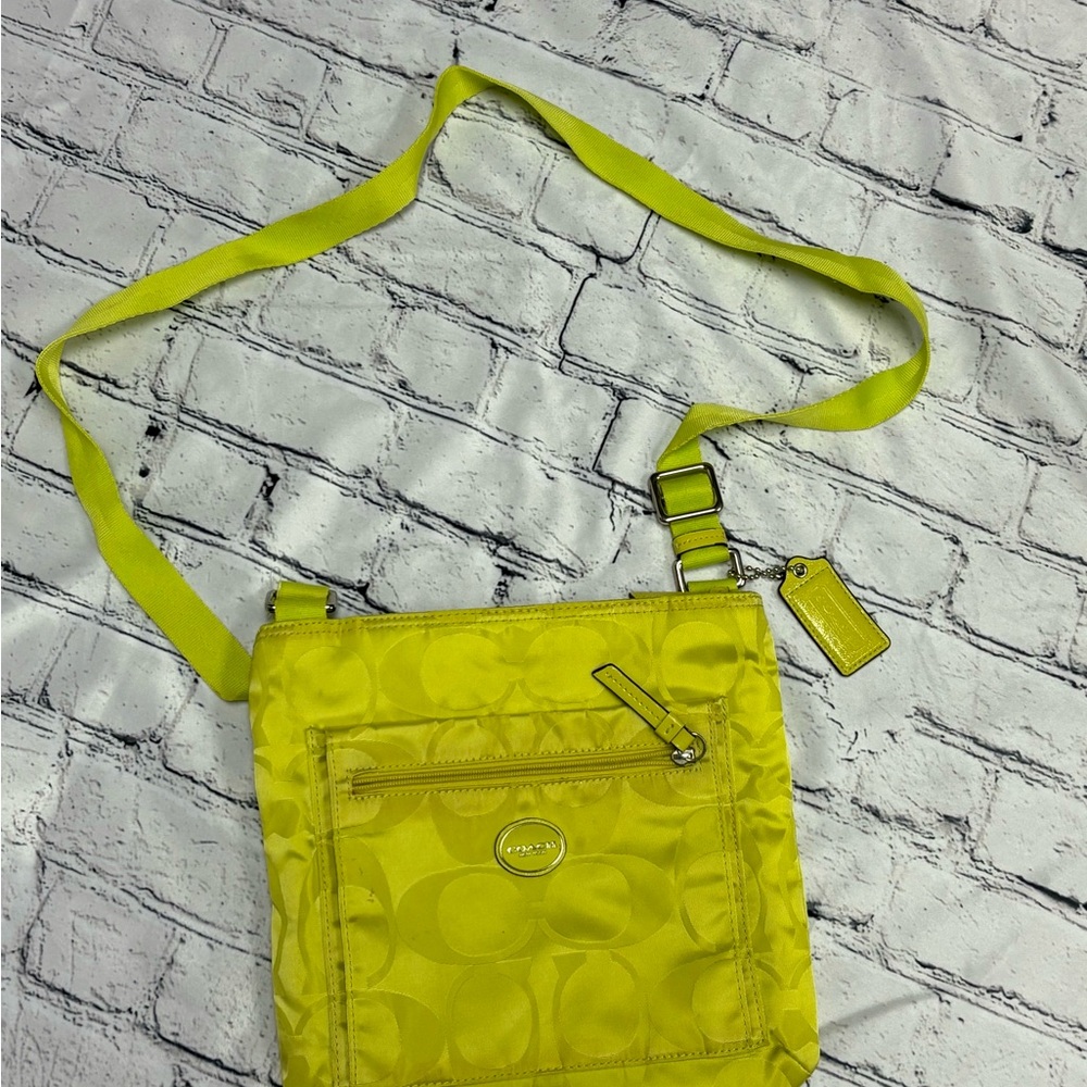 Coach Yellow Crossbody Bag